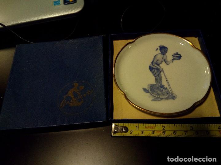 Antiguidades: Cusioso plato de ceramica aleman