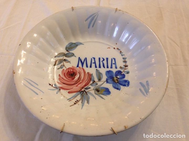 Antig&uuml;edades: Plato de Manises siglo XIX - Foto 1