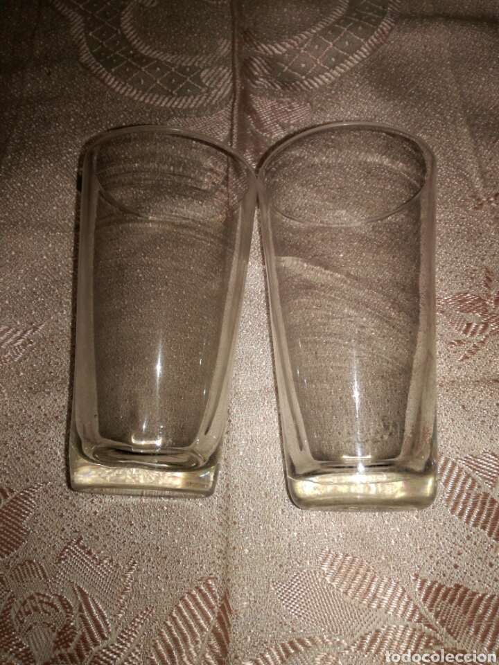Antig&uuml;edades: Pareja de vasos de cristal - Foto 3