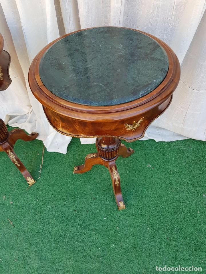 Antig&uuml;edades: MESA ESTILO FRANCES CO MARMOL - Foto 1