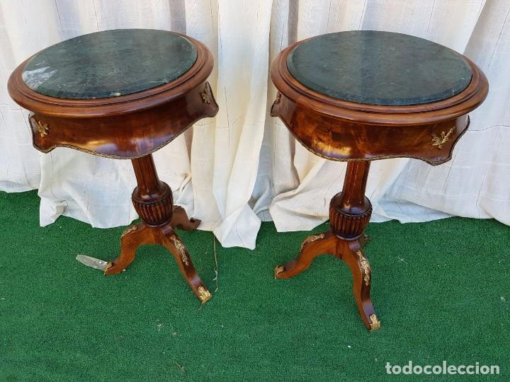 Antig&uuml;edades: MESA ESTILO FRANCES CO MARMOL - Foto 3