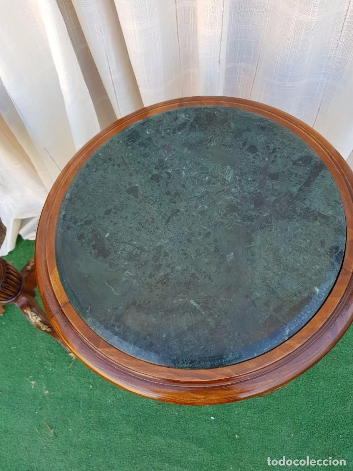 Antig&uuml;edades: MESA ESTILO FRANCES CO MARMOL - Foto 6