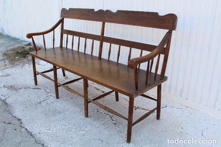 Antig&uuml;edades: sofa de madera - Foto 2