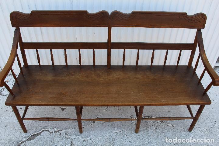 Antig&uuml;edades: sofa de madera - Foto 6