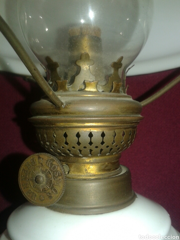 Antig&uuml;edades: ANTIGUO QUINQUEL OPALINA - Foto 6