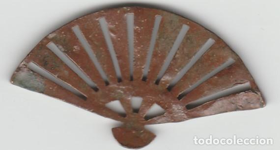 Antig&uuml;edades: ANTIGUO ABANICO DE BRONCE-SIGLO 18 - Foto 2