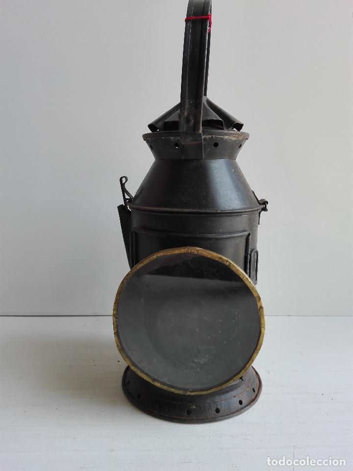 Antig&uuml;edades: FAROL DE MANO DE LA INDIA - Foto 1
