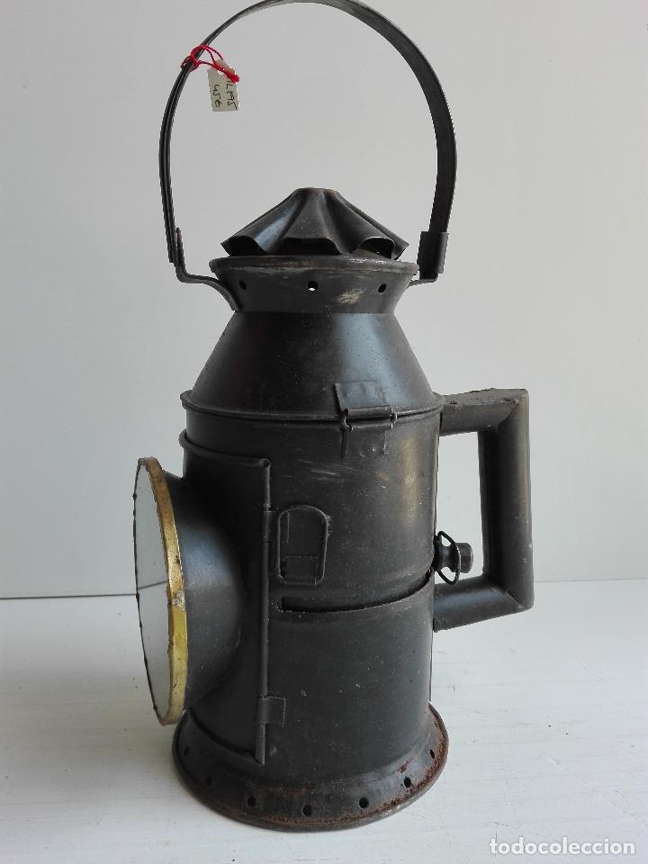 Antig&uuml;edades: FAROL DE MANO DE LA INDIA - Foto 2