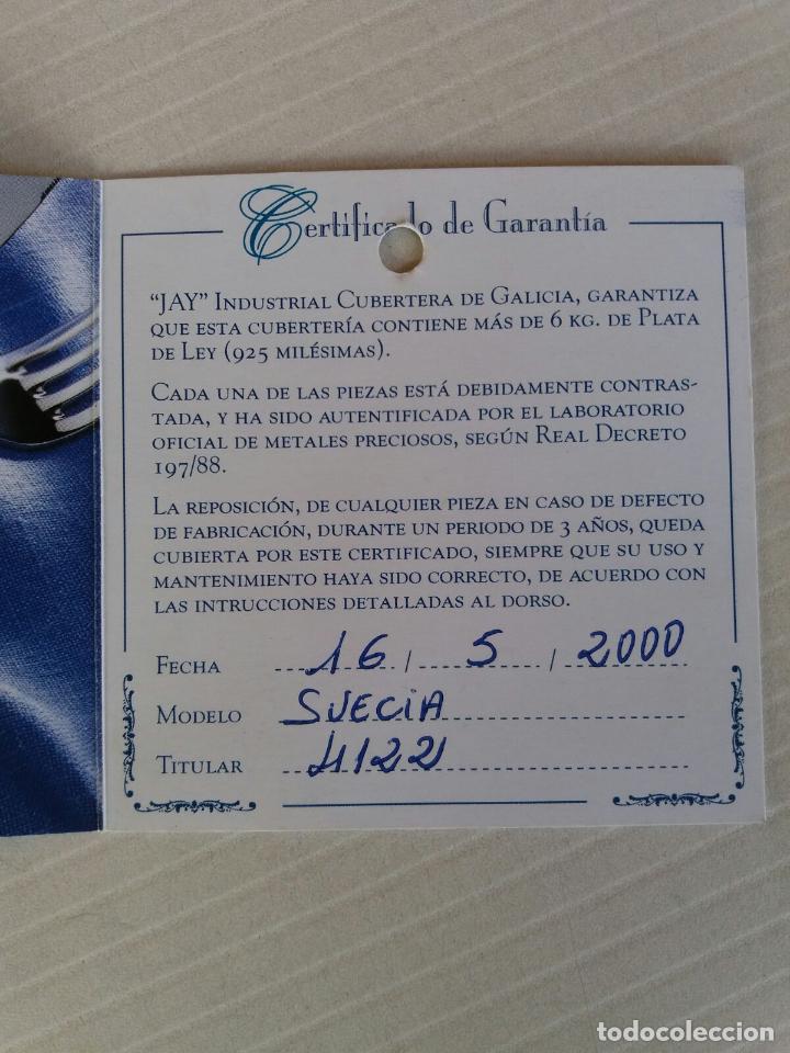Antig&uuml;edades: Cuberter&iacute;a de plata JAY - Foto 7