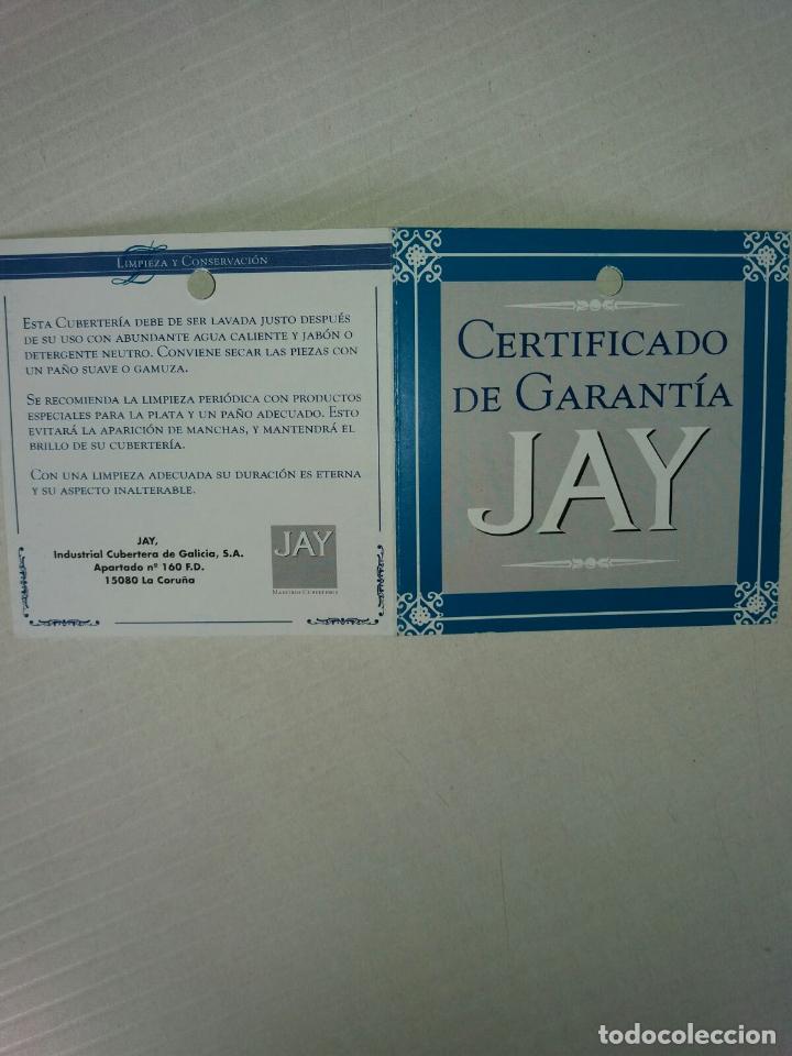 Antig&uuml;edades: Cuberter&iacute;a de plata JAY - Foto 8