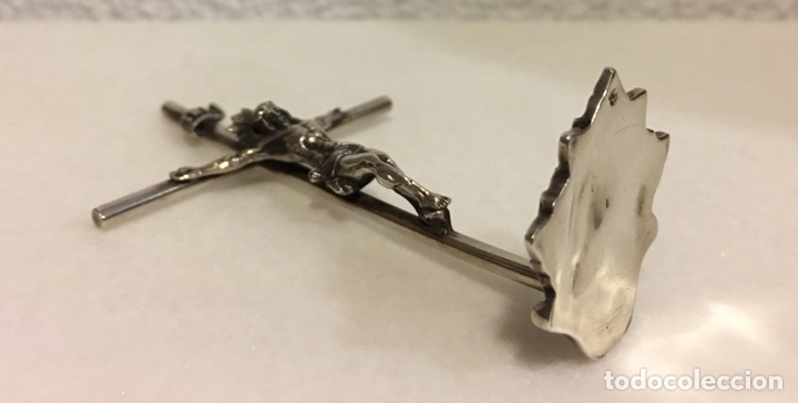 Antig&uuml;edades: Crucifijo de plata - Foto 3