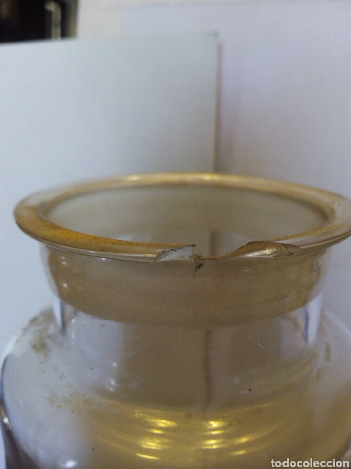 Antig&uuml;edades: Antiguo bote de vidrio - Foto 2