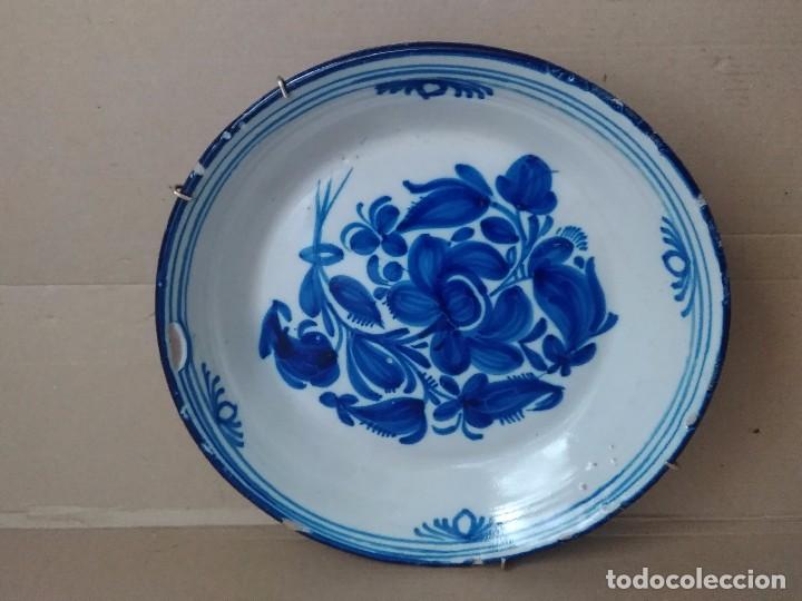 Antig&uuml;edades: Plato de manises antiguo - Foto 1