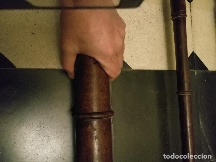 Antig&uuml;edades: CAMA DE MADERA ANTIGUA TORNEADA - Foto 4