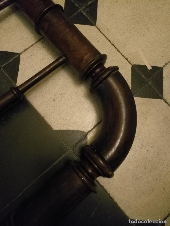 Antig&uuml;edades: CAMA DE MADERA ANTIGUA TORNEADA - Foto 5
