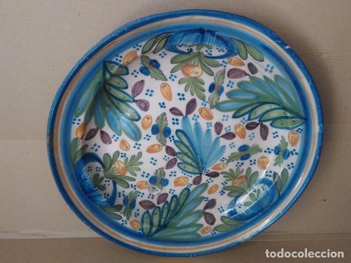 Antig&uuml;edades: Plato de manises antiguo - Foto 1