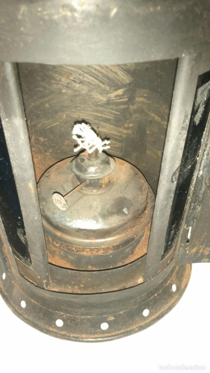 Antig&uuml;edades: FAROL DE MANO DE LA INDIA - Foto 5