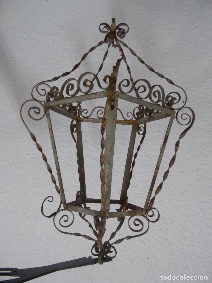 Antig&uuml;edades: Farol metalico - Foto 1
