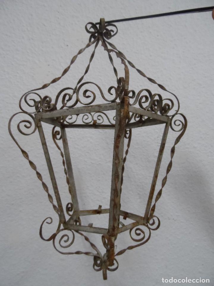 Antig&uuml;edades: Farol metalico - Foto 2