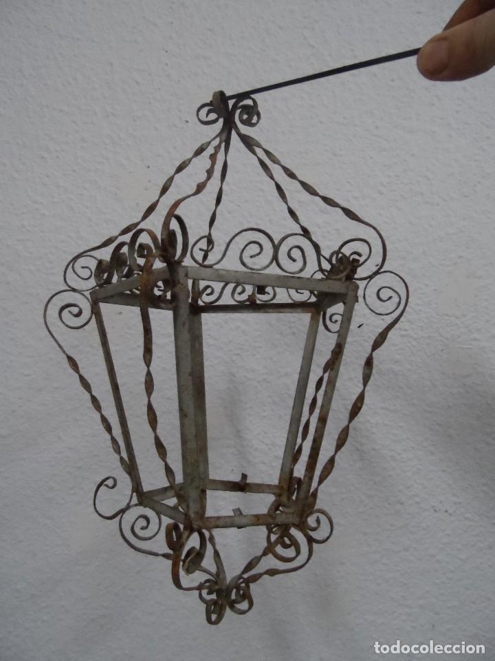 Antig&uuml;edades: Farol metalico - Foto 3