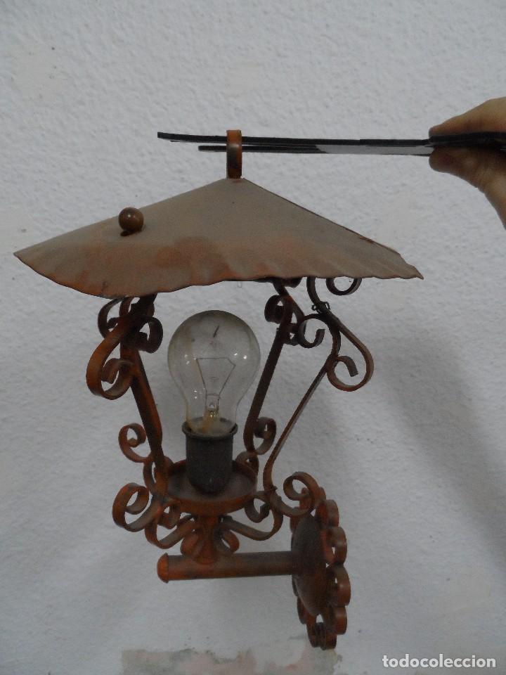Antig&uuml;edades: Farol antiguo hierro - Foto 2