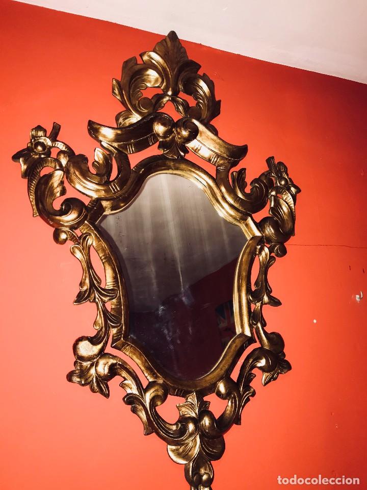 Antig&uuml;edades: Antiguo espejo cornucopia - Foto 1