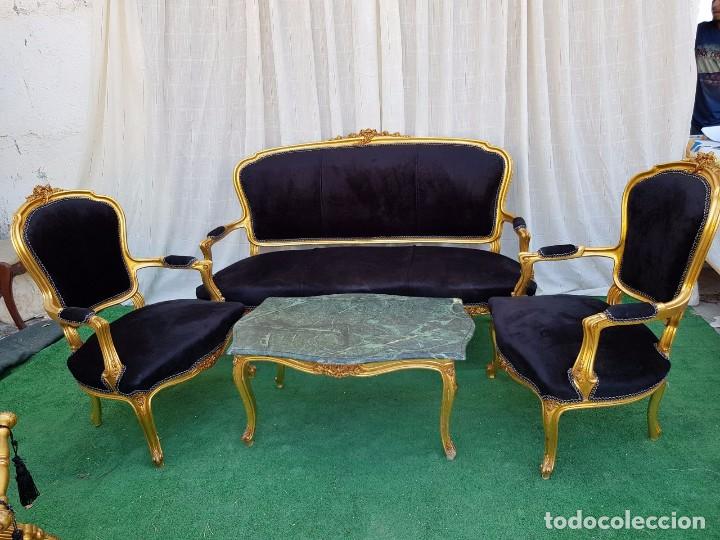 Antig&uuml;edades: TRESILLO ESTILO FRANCES - Foto 1