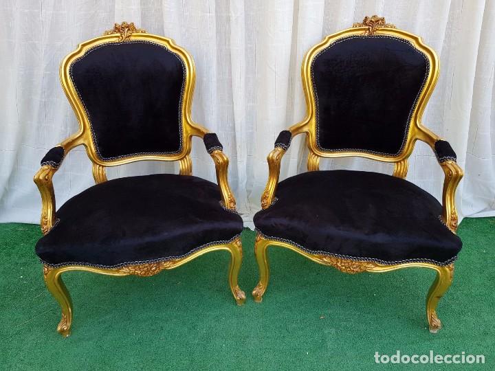 Antig&uuml;edades: TRESILLO ESTILO FRANCES - Foto 6