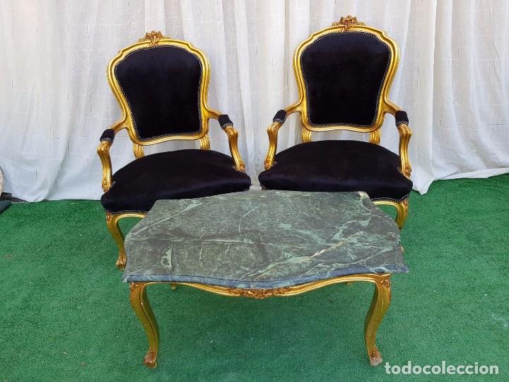 Antig&uuml;edades: TRESILLO ESTILO FRANCES - Foto 8