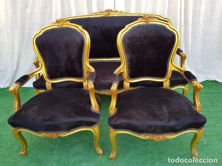 Antig&uuml;edades: TRESILLO ESTILO FRANCES - Foto 11