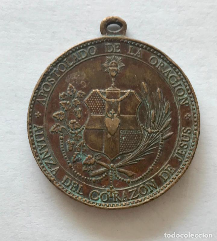 Antig&uuml;edades: Medalla del Sagrado coraz&oacute;n de Jes&uacute;s - Foto 2