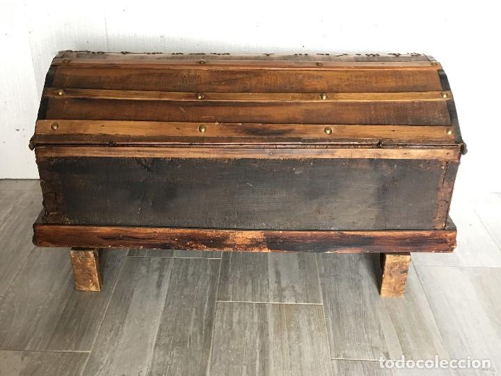 Antig&uuml;edades: - ANTIGUO BAUL DE MADERA - Foto 7