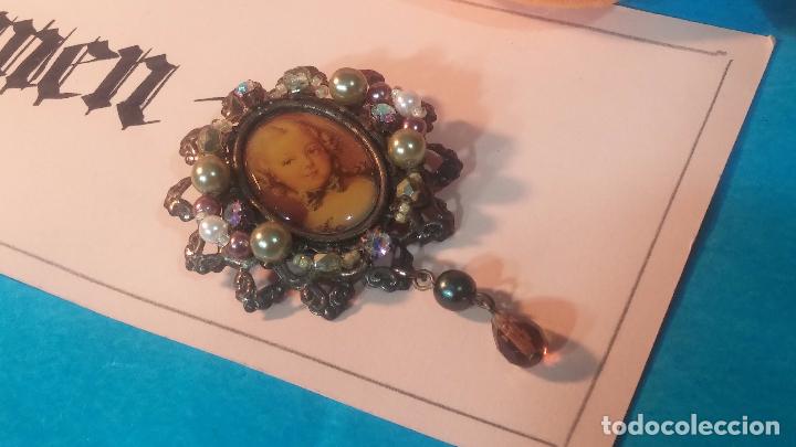 Antig&uuml;edades: Bellisimo broche ideal para cadena de reloj del bolsillo - Foto 4