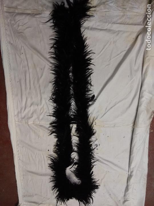 Antig&uuml;edades: estola, boa de plumas negras - Foto 2