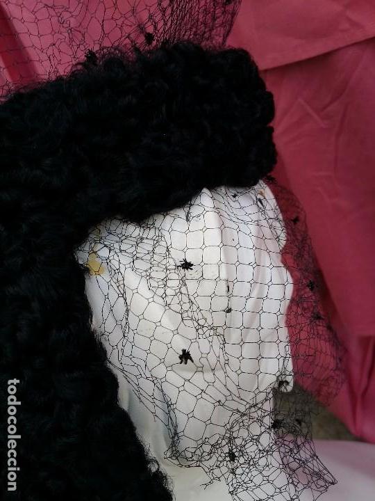Antig&uuml;edades: Tocado de astracan redecilla. - Foto 4