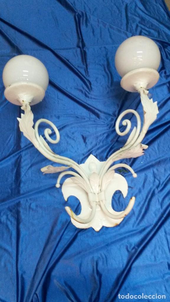Antig&uuml;edades: Apliques exterior de 2 luces estilo cl&aacute;sico - Foto 2
