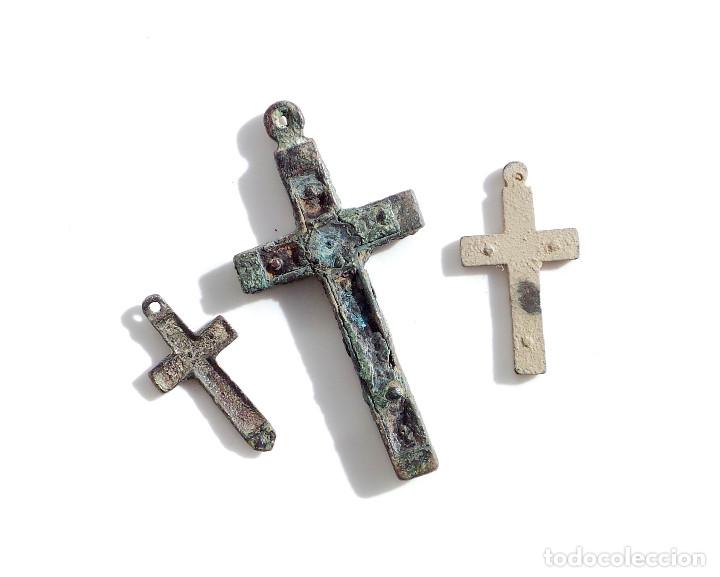 Antig&uuml;edades: LOTE DE CRUCES SIGLO XIX - Foto 2