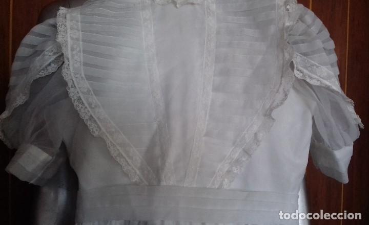 Antig&uuml;edades: BONITO VESTIDO DE PRIMERA COMUNION. - Foto 5