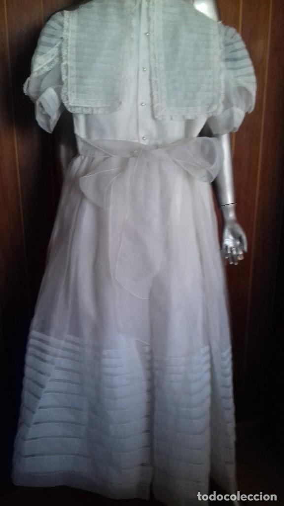 Antig&uuml;edades: BONITO VESTIDO DE PRIMERA COMUNION. - Foto 9