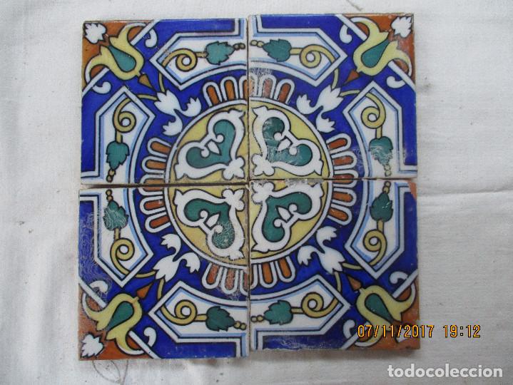 Antig&uuml;edades: Composicion de azulejos siglo XIX - Foto 1