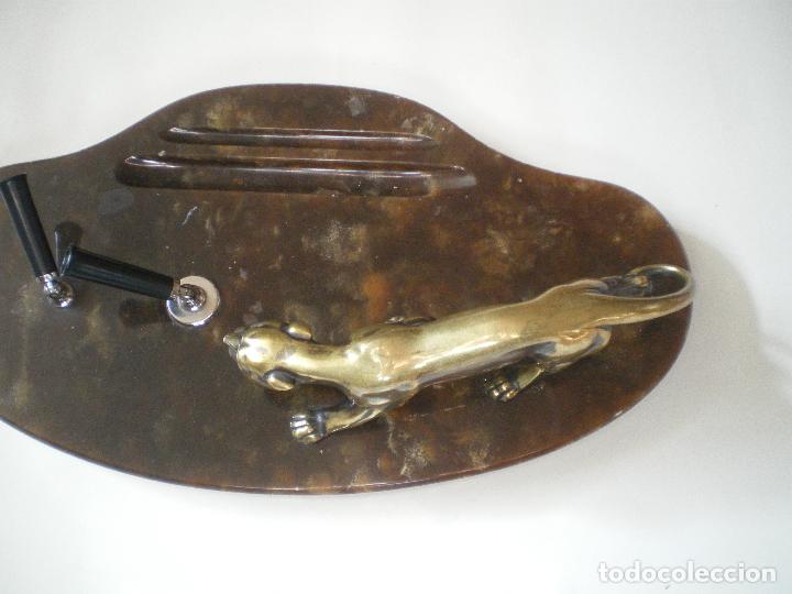 Antig&uuml;edades: ESCRIBANIA DE MARMOL Y BRONCE - Foto 3