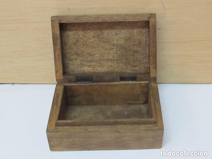 Antig&uuml;edades: CAJA ANTIGUA TALLADA(MADERA NOBLE) - Foto 2