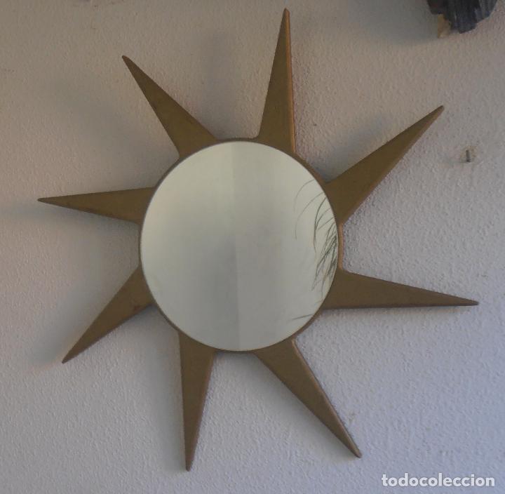 Antig&uuml;edades: SOL DE HIERRO CON ESPEJO ADERIDO - Foto 2