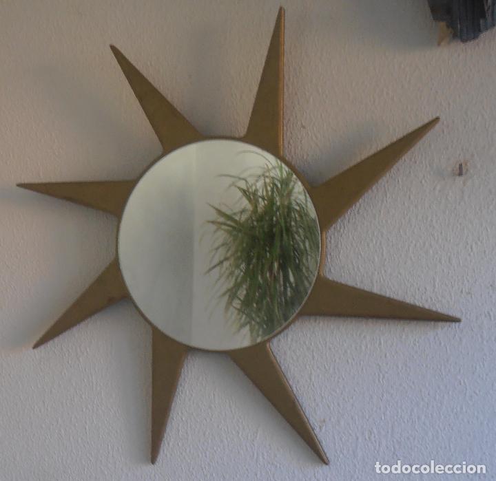 Antig&uuml;edades: SOL DE HIERRO CON ESPEJO ADERIDO - Foto 4