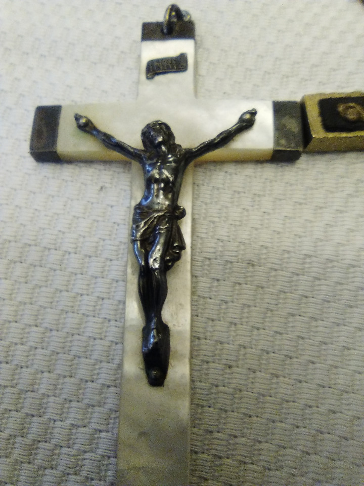 Antig&uuml;edades: LOTE DE DOS CRUCES DE 7CM. APROX. - Foto 2