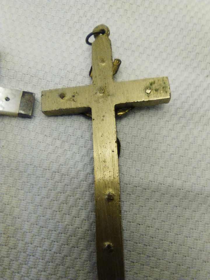 Antig&uuml;edades: LOTE DE DOS CRUCES DE 7CM. APROX. - Foto 5
