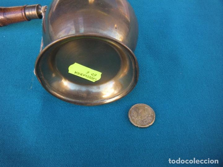 Antig&uuml;edades: ANTIGUA CHOCOLATERA DE BRONCE - Foto 2