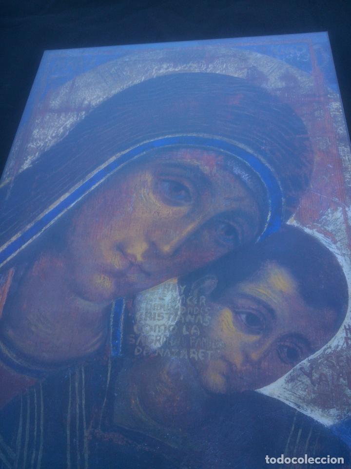 Antig&uuml;edades: TABLA VIRGEN  MARIA - Foto 2