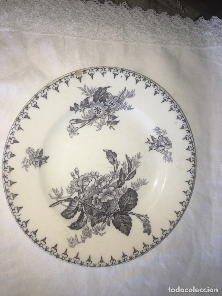 Antig&uuml;edades: Plato de cer&aacute;mica de serreguemines - Foto 1