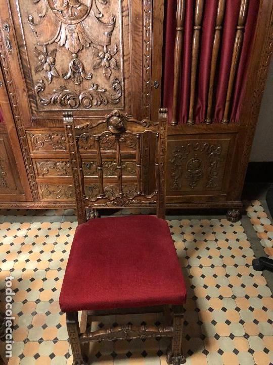 Antig&uuml;edades: 2 SILLAS DE DESPACHO. - Foto 3